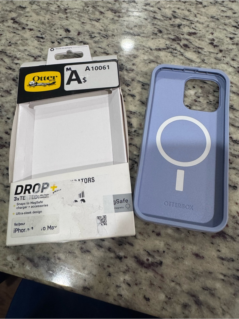 OtterBox MagSafe-Compatible Vue Series + iPhone 15 pro max Case, color bluebell
